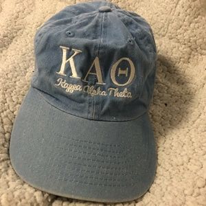 Kappa Alpha Theta Light Blue Baseball Cap